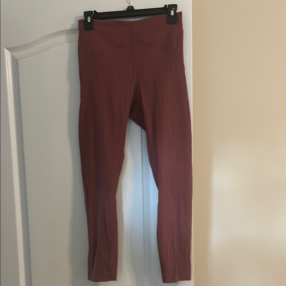 Lululemon Leggings - dark pink/mauve color